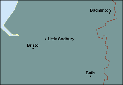 Somerset: Bath Լܱߵ map