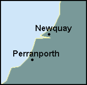 Cornwall: Newquay Լܱߵ map