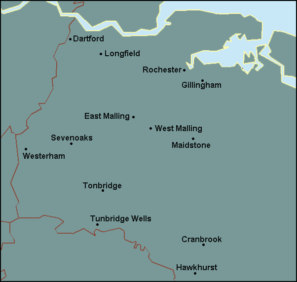 Kent: Maidstone Լܱߵ map