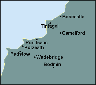 Cornwall: Bodmin Լܱߵ map