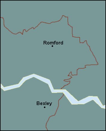 Greater London: Dagenham Լܱߵ map